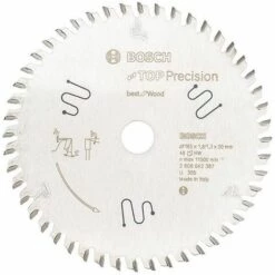 HAZET Lame De Scie Circulaire.TOP Pre MM165x1,8x20mm Z56 TF-Bosch