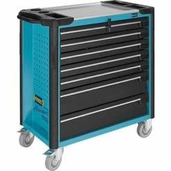 HAZET Servante D'atelier Type 179-7, Dimensions L X L X H : 980 X 503 X 1027 Mm, Force Portante Statique 1000 Kg, Poids 90 Kg