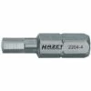 HAZET 2204-4 EMBOUT-TOURNEVIS HEXAGONE MASSIF À 6 PANS INTÉRIEURS 1/4'' TAILLE 4 LONGUEUR 25 MM