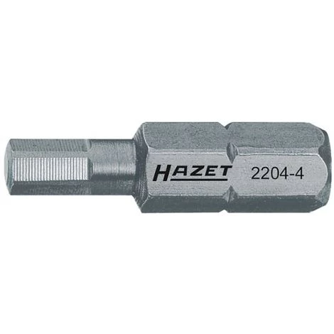 HAZET 2204-4 EMBOUT-TOURNEVIS HEXAGONE MASSIF À 6 PANS INTÉRIEURS 1/4'' TAILLE 4 LONGUEUR 25 MM 3 HAZET 2204-4 EMBOUT-TOURNEVIS HEXAGONE MASSIF À 6 PANS INTÉRIEURS 1/4'' TAILLE 4 LONGUEUR 25 MM