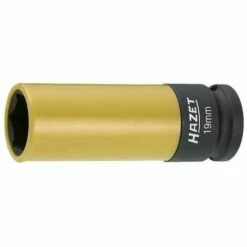 Hazet Douille à 6 Pans à Chocs - Carré Creux 12,5 Mm (1/2 Pouce) - Profil Traction à 6 Pans Extérieurs - Taille: 19 - Longueur Totale: 85 Mm - 903SLG-19