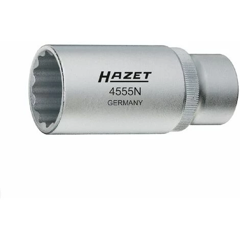 Hazet Douille Spéciale Pour Injecteurs - Carré Creux 12,5 Mm (1/2 Pouce) - Profil à 12 Pans Extérieurs - Taille: 27 - Longueur Totale: 85 Mm - 4555N 3 Hazet Douille Spéciale Pour Injecteurs - Carré Creux 12,5 Mm (1/2 Pouce) - Profil à 12 Pans Extérieurs - Taille: 27 - Longueur Totale: 85 Mm - 4555N