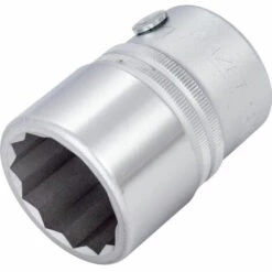 Hazet Douille à 12 Pans - Carré Creux 20 Mm (3/4 Pouce) - Profil à 12 Pans Extérieurs - Taille: 1.1/8 - Longueur Totale: 55 Mm - 1000AZ-1.1/8