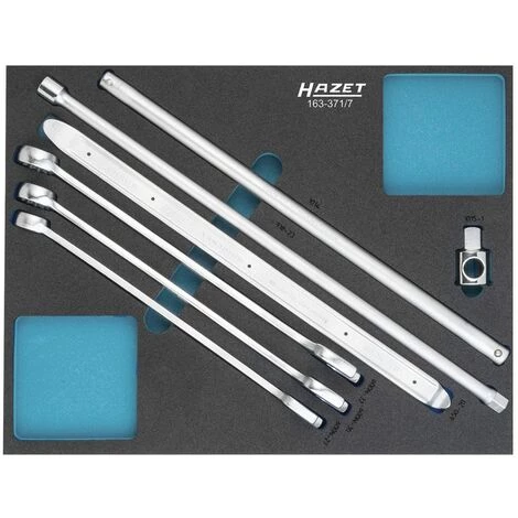Hazet Jeu D'outils - Profil Traction à 12 Pans Extérieurs, Profil à 6 Pans Extérieurs, Carré Massif 12,5 Mm (1/2 Pouce), Carré Massif 20 Mm (3/4 Pouce) - Nombre D'outils: 7 - 163-371/7 3 Hazet Jeu D'outils - Profil Traction à 12 Pans Extérieurs, Profil à 6 Pans Extérieurs, Carré Massif 12,5 Mm (1/2 Pouce), Carré Massif 20 Mm (3/4 Pouce) - Nombre D'outils: 7 - 163-371/7