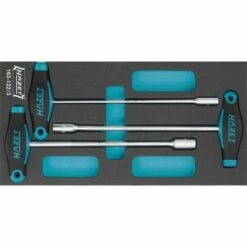 Hazet Jeu De Clés à Douilles - Profil à 6 Pans Extérieurs - Nombre D'outils: 3 - 163-122/3