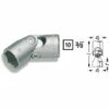 Hazet Douille Articulée - Carré Creux 10 Mm (3/8 Pouce) - Profil Traction à 6 Pans Extérieurs - Taille: 14 - Longueur Totale: 45 Mm - 880G-14 -Promos HAZET Boutique 2661149 1