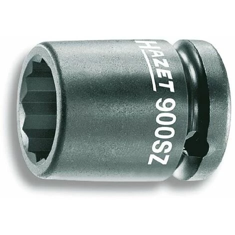 Hazet Douille à 12 Pans à Chocs - Carré Creux 12,5 Mm (1/2 Pouce) - Profil Traction à 12 Pans Extérieurs - Taille: 36 - Longueur Totale: 60 Mm - 900SZ-36 3 Hazet Douille à 12 Pans à Chocs - Carré Creux 12,5 Mm (1/2 Pouce) - Profil Traction à 12 Pans Extérieurs - Taille: 36 - Longueur Totale: 60 Mm - 900SZ-36