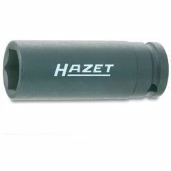 Hazet Douille à 6 Pans à Chocs - Carré Creux 12,5 Mm (1/2 Pouce) - Profil Traction à 6 Pans Extérieurs - Taille: 18 - Longueur Totale: 85 Mm - 900SLG-18