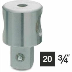 Hazet Pièce Coulissante - Carré Massif 20 Mm (3/4 Pouce) - Longueur Totale: 60 Mm - 1015-1