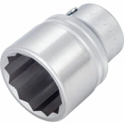 Hazet Douille à 12 Pans - Carré Creux 20 Mm (3/4 Pouce) - Profil à 12 Pans Extérieurs - Taille: 1.1/2 - Longueur Totale: 65 Mm - 1000AZ-1.1/2