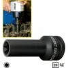 Hazet Douille à Chocs TORX - Carré Creux 20 Mm (3/4 Pouce) - Profil TORX Extérieur - Taille: E 20 - Longueur Totale: 110 Mm - 2850-E20 -Promos HAZET Boutique 2661392 1