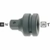 Hazet Adaptateur à Chocs - Carré Creux 25 Mm (1 Pouce) - Carré Massif 20 Mm (3/4 Pouce) - Longueur Totale: 70 Mm - 1107S -Promos HAZET Boutique 2661397 1