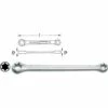 Hazet Clé Polygonale Double TORX - Profil TORX Extérieur - Taille: E 20 X E 24 - Longueur Totale: 224 Mm - 609-E20XE24 -Promos HAZET Boutique 2662007 1