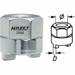 Hazet Douille à Pivot Pour Amortisseur - 2593-4