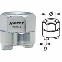 Hazet Douille à Pivot Pour Amortisseur - 2780-1