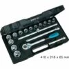 Hazet Jeu De Clés à Douilles - Carré Creux 12,5 Mm (1/2 Pouce) - Profil Traction à 6 Pans Extérieurs - Nombre D'outils: 17 - 906 -Promos HAZET Boutique 2663770 1