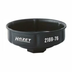 Hazet Clé Pour Filtres à Huile - Carré Creux 12,5 Mm (1/2 Pouce) - Profil à Rainures - 2169-76