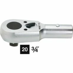 Hazet Tête De Cliquet Réversible - Carré Massif 20 Mm (3/4 Pouce) - Longueur Totale: 165 Mm - 1016