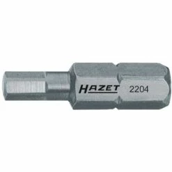 HAZET 2204-6 EMBOUT-TOURNEVIS HEXAGONE MASSIF 1/4''/PROFIL À 6 PANS INTÉRIEURS TAILLE 6 LONGUEUR  25 MM