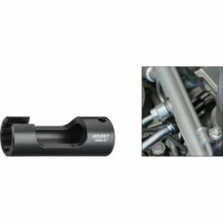 Hazet Clé Pour La Conduite D'injection - Carré Creux 12,5 Mm (1/2 Pouce) - Profil à 12 Pans Extérieurs - Taille: 21 - Dimension: 91 - 4550-21