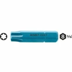 Hazet Embout-tournevis (bit) - Hexagone Massif 8 (5/16 Pouce) - Profil TORX Intérieur - Taille: T 25 - Longueur Totale: 35 Mm - 2224-T25