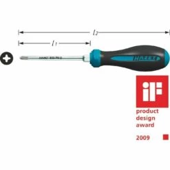 Hazet Tournevis HEXAnamic - Profil Phillips PH - Taille: PH2 - Longueur Totale: 214 Mm - 802-PH2
