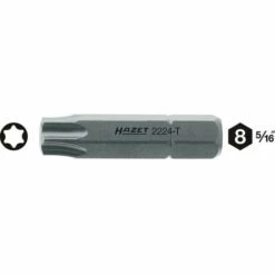 Embout Torx Sortie: TORX® Intérieur T 50 Longueur: 35 Mm Hazet 2224-T50 Entraînement: Hexagone Massif 8 Mm (5/16) 1 Pc(