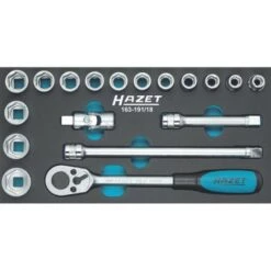 Assortiment D'outils Pour Servante 163-191/18 Clé A Cliquet 1/2" Hazet