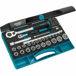 HAZET Set De La Clé à Douille 953HP · Carré 12.5 Mm (1/2 Pouce) · Profil De Traction Hexagonale Extérieure, 47 Pièces