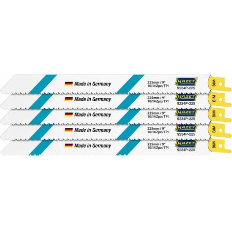 HAZET SABER SAW LAMES SET, METAL | 9234P-225/5 3 HAZET SABER SAW LAMES SET, METAL | 9234P-225/5